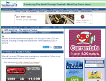 Tablet Screenshot of 1800-worldcup.com